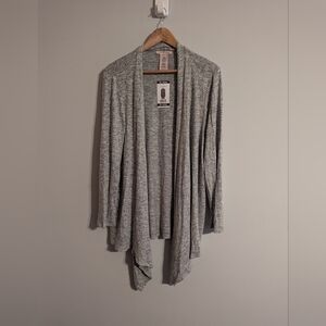 Philosophy Grey Heather Swing Cardigan NWT